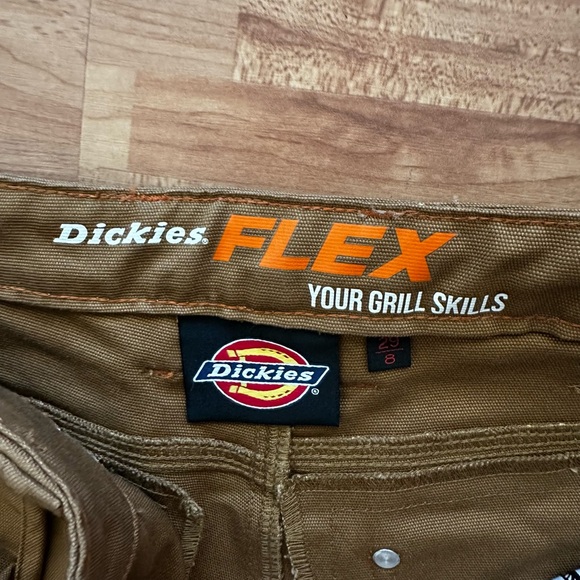 Rare NWOT Dickies Women’s Unisex Flex Work Industrial Shorts - Khaki Brown - Picture 8 of 11